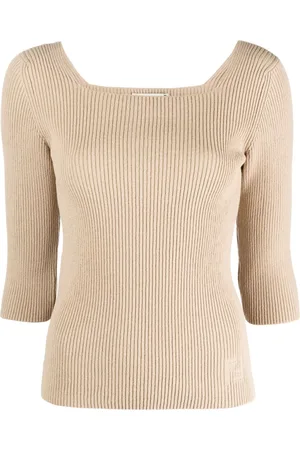 Fendi Top tejido de canalé