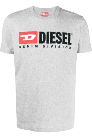 Diesel Playera T-Diegor-Div con logo bordado