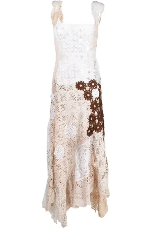 Marco Rambaldi Vestido midi de crochet