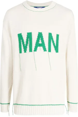 JUNYA WATANABE Sudadera tejida con logo en jacquard