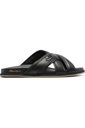 santoni Sandalias con tiras cruzadas
