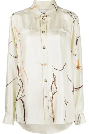 Nanushka Camisa de seda oversize