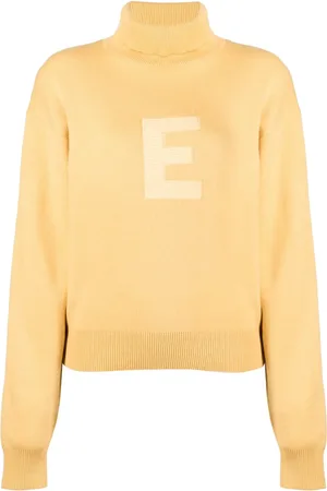 FEAR OF GOD Suéter con cuello de tortuga y logo bordado