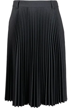 Burberry Falda midi con diseño plisado