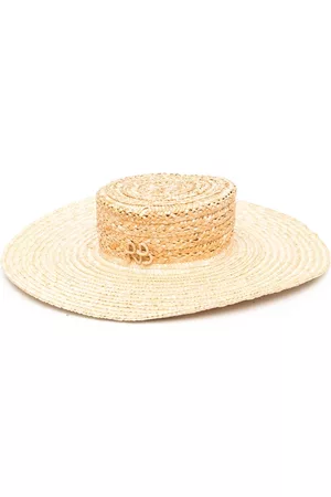 Ruslan Baginskiy Mujer Sombreros - Woven-wicker sun hat