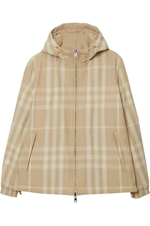 Burberry Chamarra con capucha y motivo Vintage-Check