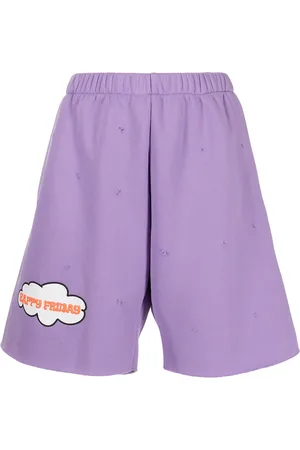 Natasha Zinko Shorts con nubes estampadas