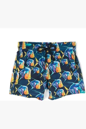 Vilebrequin Shorts de playa con peces estampados