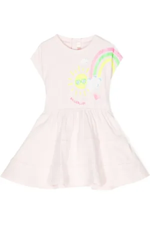 Billieblush Vestido con estampado de arcoíris
