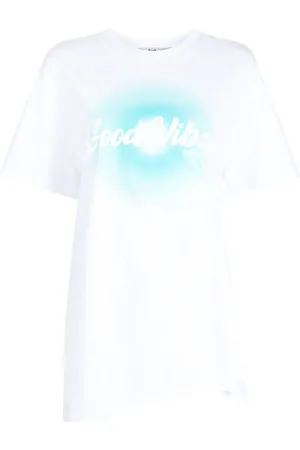 B+AB Playera con eslogan estampado