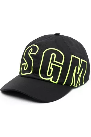 Msgm Hombre Gorras - Gorra con logo bordado