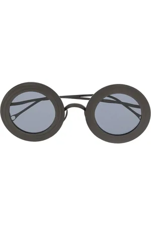 UMA WANG Lentes de sol con armazón redonda