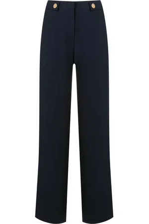 Giorgio Armani Pantalones rectos con tiro alto