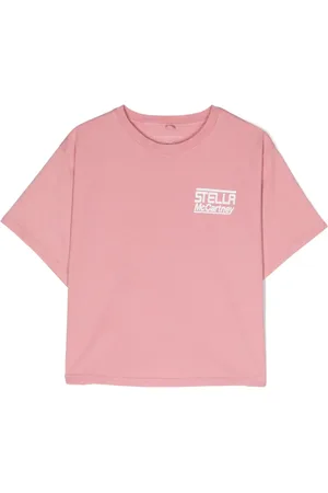Stella McCartney Playera con logo estampado