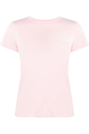 A.P.C. Playera con logo bordado