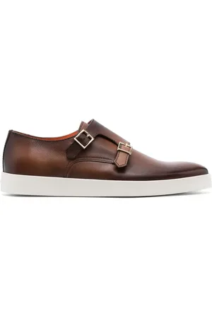 santoni Zapatos monk con doble hebilla