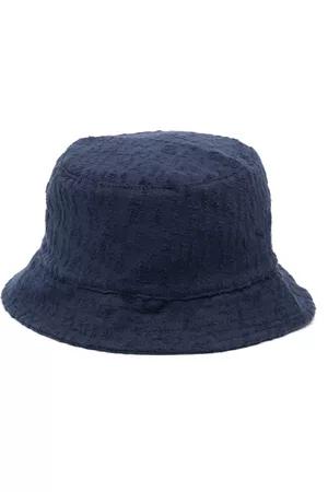Balmain Sombreros - Debossed-logo cotton bucket hat