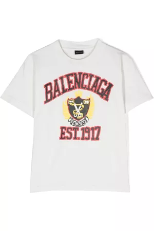 Balenciaga Playeras - Logo-print cotton T-shirt