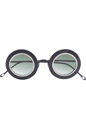 UMA WANG Lentes de sol con armazón redonda y efecto degradado