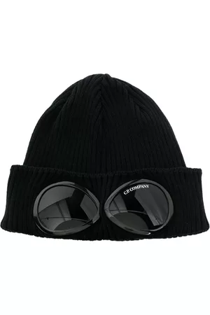C.P. Company Gorros - Goggles-detail knitted beanie