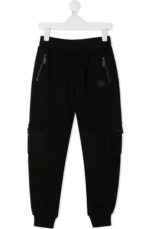 Philipp Plein Pants con diseño patchwork y estampado militar