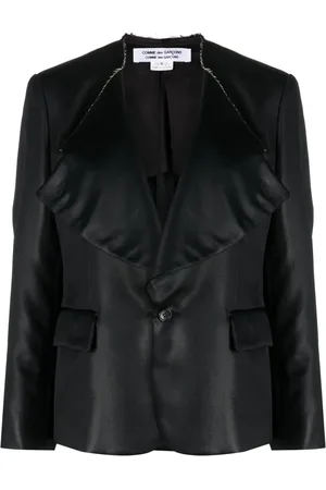 Comme des Garçons Blazer con botones y solapas de muesca