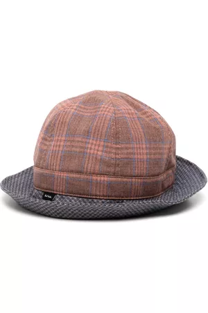 Paul Smith Hombre Sombreros - Sombrero de verano a cuadros estampados