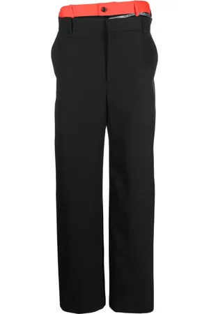 Y / PROJECT Pantalones anchos con pretina fruncida