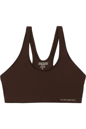 Sporty & Rich Bra deportivo con logo estampado
