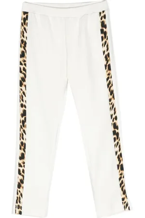 Roberto Cavalli Pants con estampado de leopardo