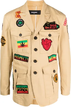 Dsquared2 Chamarra con parche del logo