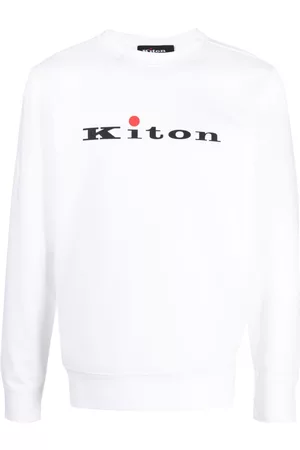 Kiton Sudadera con logo estampado