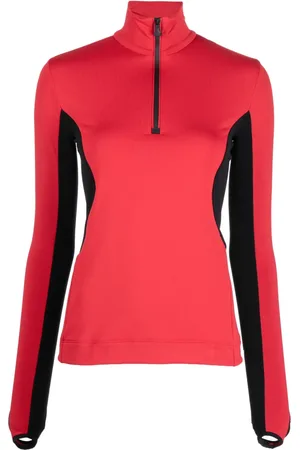 Moncler Top con cuello de tortuga y parche del logo
