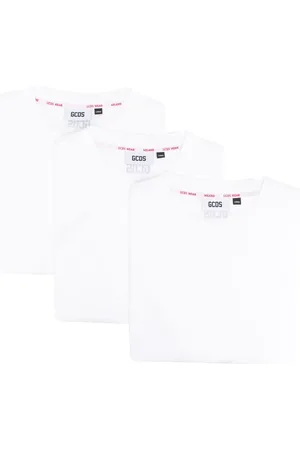 GCDS Pack de tres playeras con logo estampado