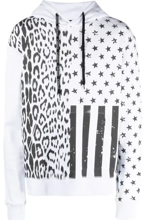 Roberto Cavalli Hoodie con estampado gráfico