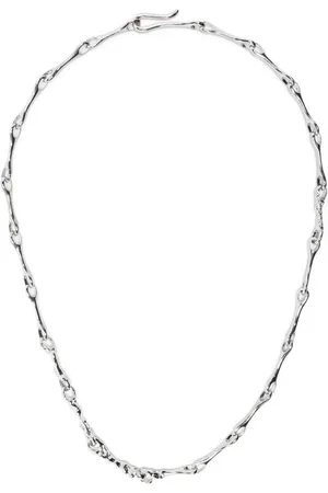 Maria Black Collar Dogbane en plata de ley