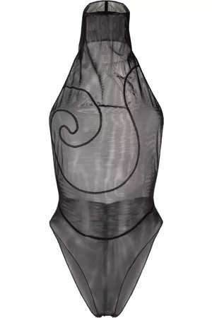 ISOSCELES Mujer Bodies - Galaxy panelled mesh body
