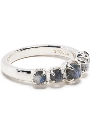 Stolen Girlfriends Club Anillo Halo Cluster con gema