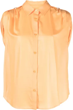 DKNY Blusa con hombreras