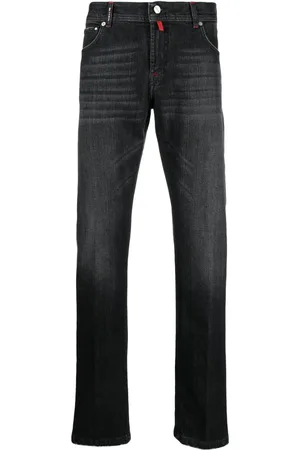 Kiton Jeans rectos con tiro medio