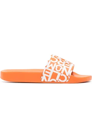 Moncler Flip flops con logo en relieve
