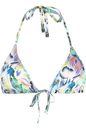 Paul Smith Top de bikini con estampado tropical