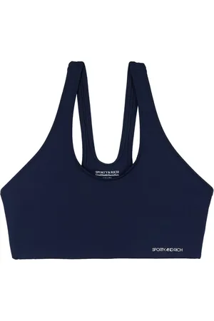 Sporty & Rich Bra deportivo con logo estampado