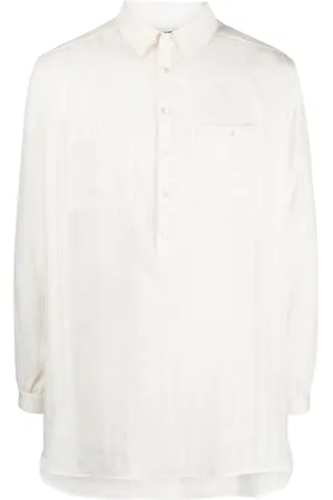 Saint Laurent Camisa con motivo de rayas
