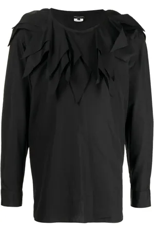 Comme des Garçons Camisa manga larga a capas