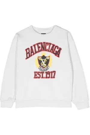 Balenciaga Sudaderas con logo - Logo-print cotton sweatshirt