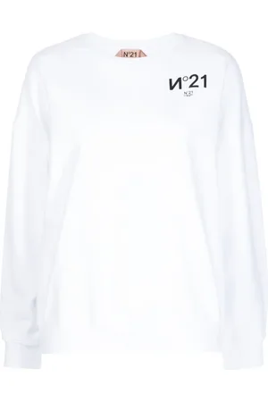 Nº21 Sudadera con logo estampado