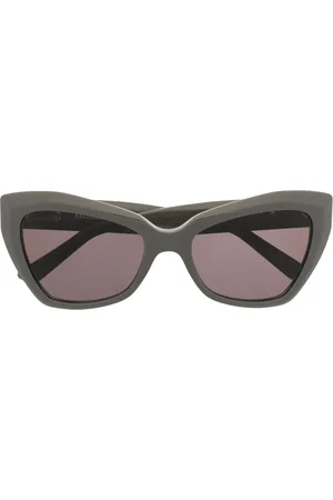 Balenciaga Lentes de sol con armazón estilo mariposa