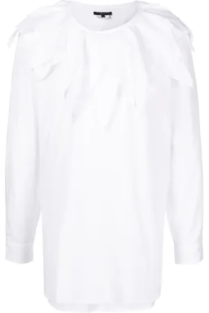 Comme des Garçons Camisa manga larga a capas