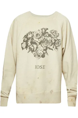SAINT MXXXXXX Sudadera con rosas estampadas